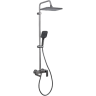 Душевая стойка со смесителем FRAP H202-9 F24202-9 Оружейная сталь