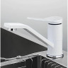 Смеситель для кухни FRAP H45 F454 белый/хром Ф35 F4545
