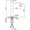Смеситель для раковины FRAP H76 F1076-2