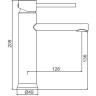Смеситель для раковины FRAP H899 F10899-29