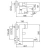 Смеситель для ванны FRAP H76 F3276-3
